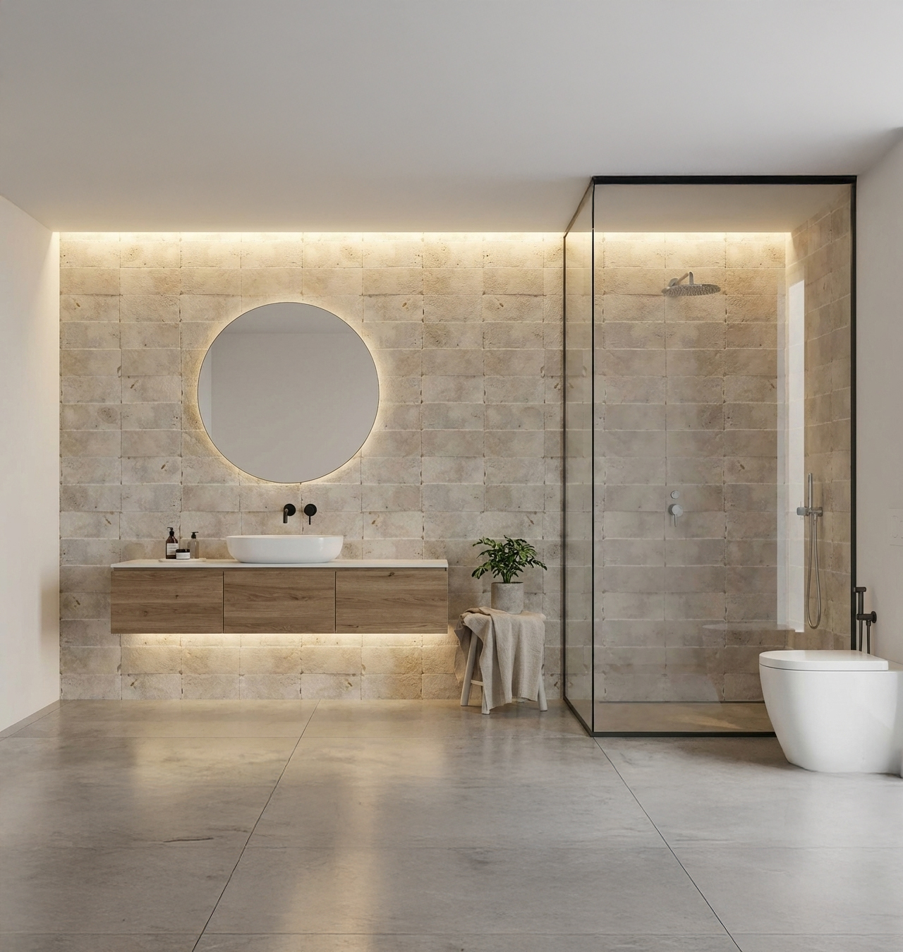 Atributos Exclusivos del Travertino Saturnia Pompeya Rústico Tramboleado 2 Baño Travertino Saturnia Pompeya Rústico Tramboleado