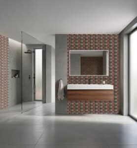 Baños ROSSO GRIGIO Mosaicos